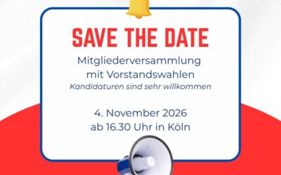 Save the Date: Mitgliederversammlung