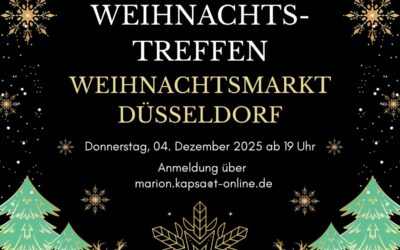 Treffen auf dem Weihnachtsmarkt Düsseldorf